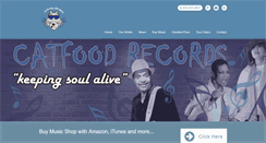 Desktop Screenshot of catfoodrecords.com